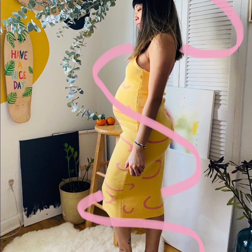 Verge girl summer weekend knit midi dress